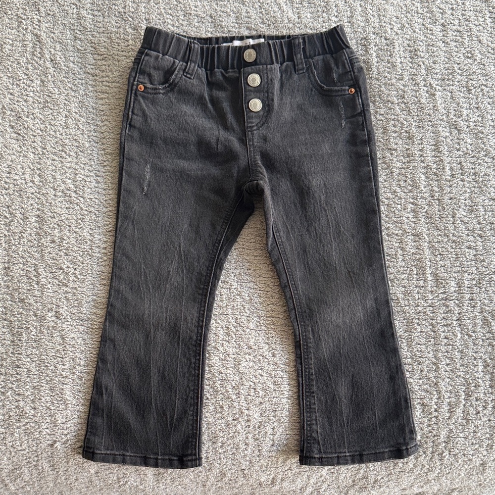 Zara Charcoal Kids Jeans